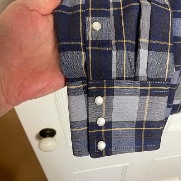 Flying R Ranchwear Western Pearl Snap Shirt Size L-XL (see measurements) - Picture 5 of 6